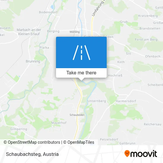 Schaubachsteg map