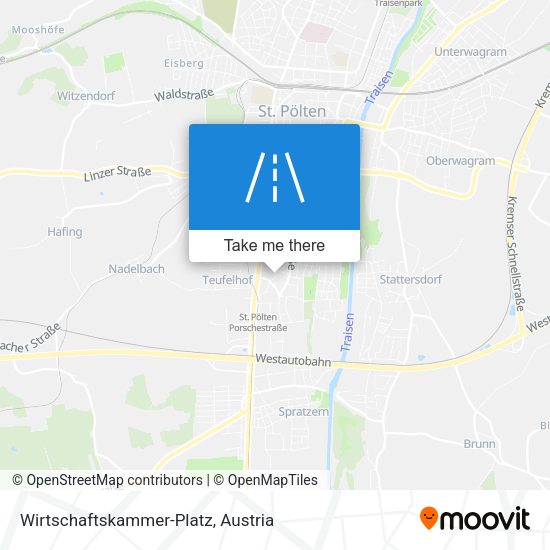 Wirtschaftskammer-Platz map