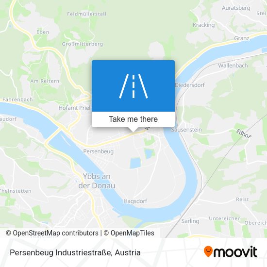 Persenbeug Industriestraße map