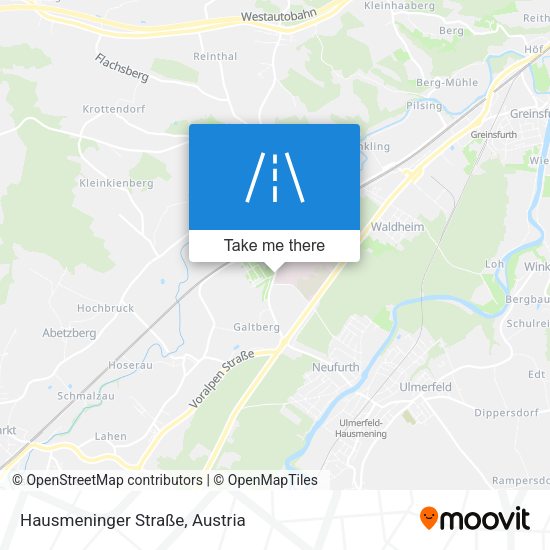 Hausmeninger Straße map
