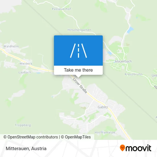Mitterauen map
