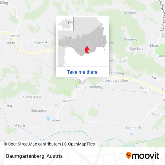 Baumgartenberg map