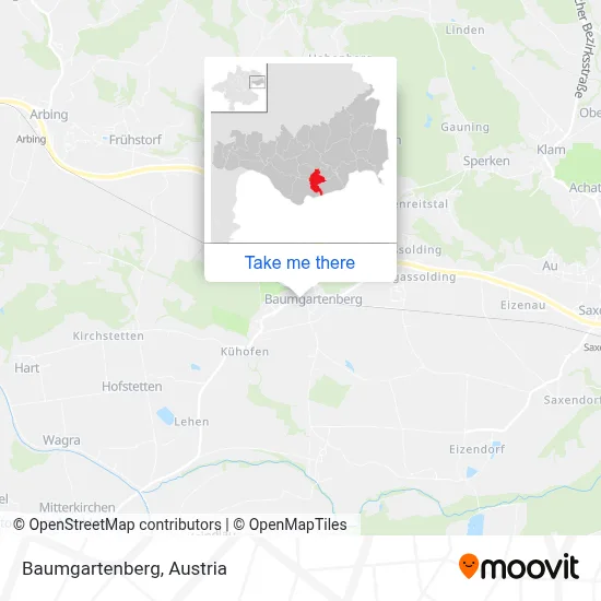 Baumgartenberg map