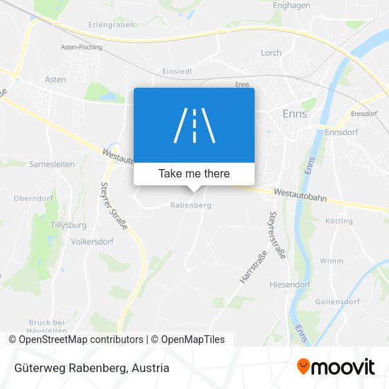 Güterweg Rabenberg map