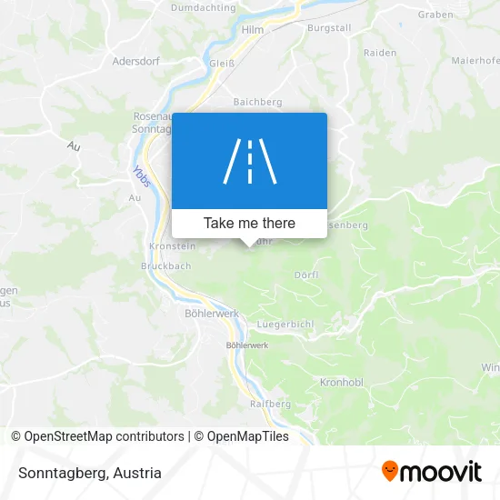 Sonntagberg map