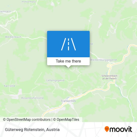 Güterweg Rotenstein map