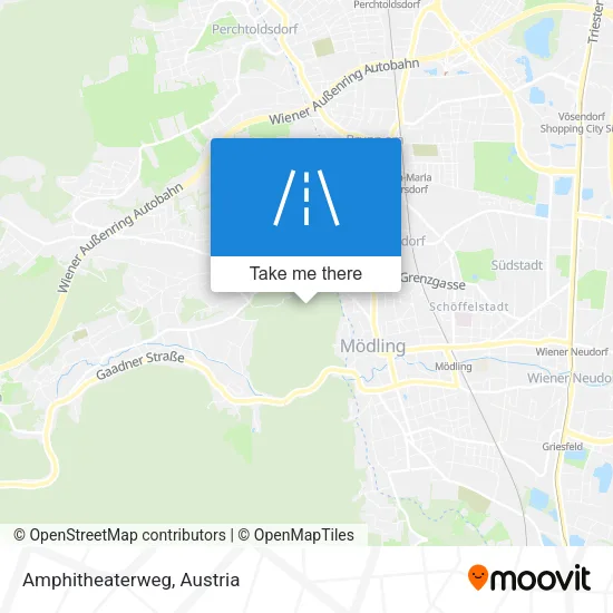 Amphitheaterweg map