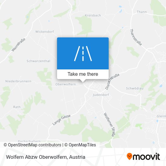 Wolfern Abzw Oberwolfern map