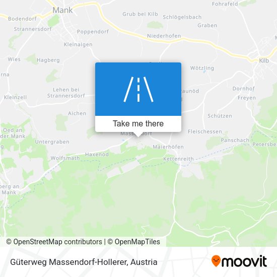 Güterweg Massendorf-Hollerer map