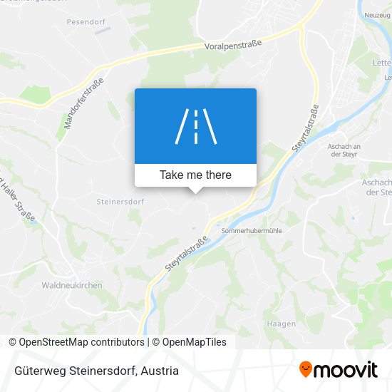Güterweg Steinersdorf map