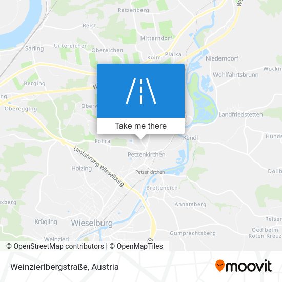 Weinzierlbergstraße map