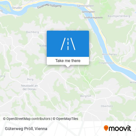 Güterweg Pröll map
