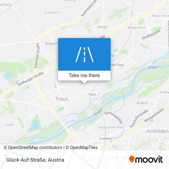 Glück-Auf-Straße map