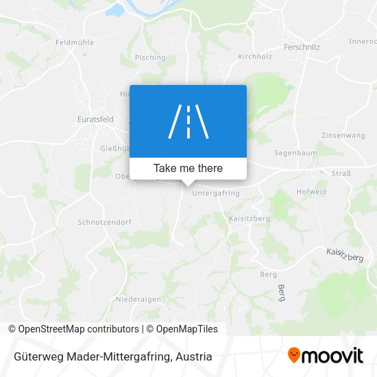 Güterweg Mader-Mittergafring map