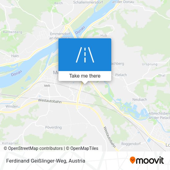 Ferdinand Geißlinger-Weg map