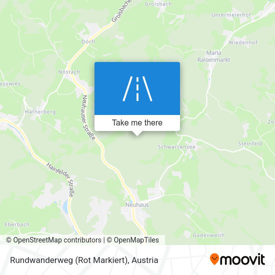 Rundwanderweg (Rot Markiert) map