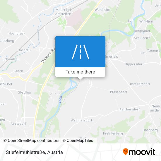 Stiefelmühlstraße map