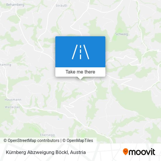 Kürnberg Abzweigung Böckl map