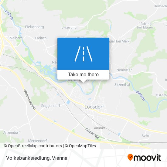 Volksbanksiedlung map