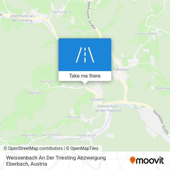 Weissenbach An Der Triesting Abzweigung Eberbach map