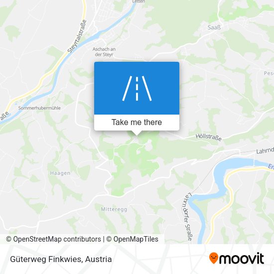 Güterweg Finkwies map