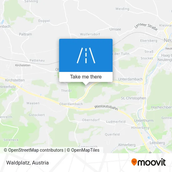 Waldplatz map