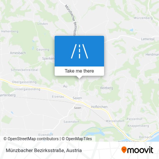 Münzbacher Bezirksstraße map