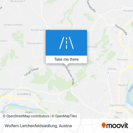 Wolfern Lerchenfeldsiedlung map