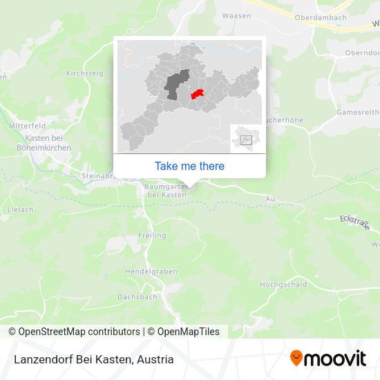 Lanzendorf Bei Kasten map