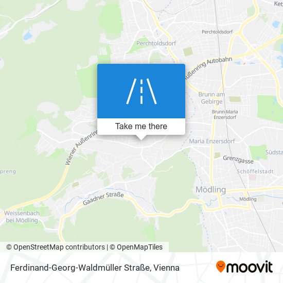 Ferdinand-Georg-Waldmüller Straße map