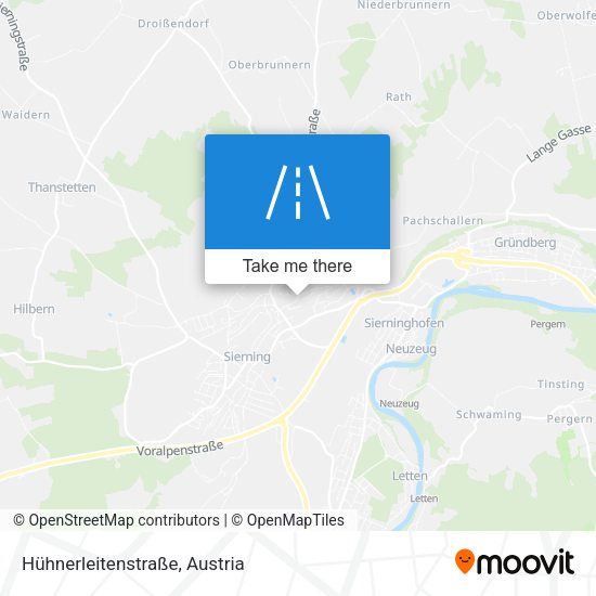Hühnerleitenstraße map