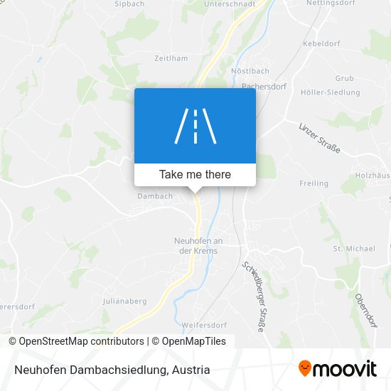 Neuhofen Dambachsiedlung map