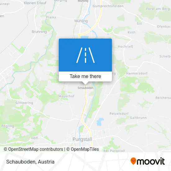 Schauboden map