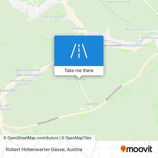 Robert Hohenwarter-Gasse map