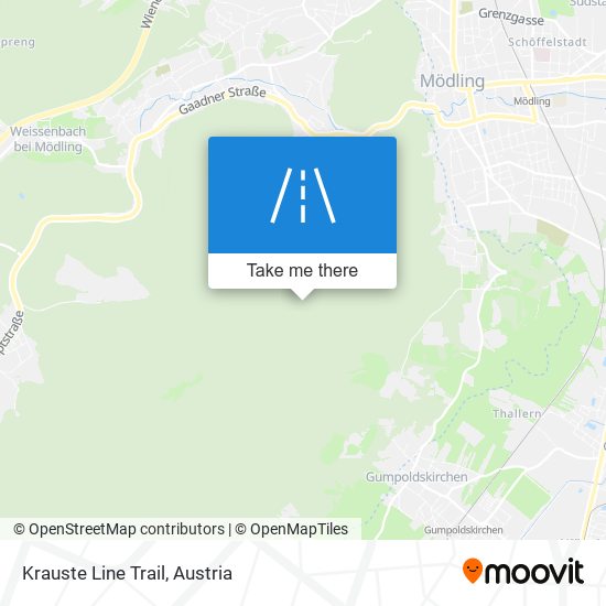 Krauste Line Trail map