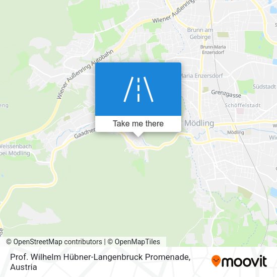 Prof. Wilhelm Hübner-Langenbruck Promenade map