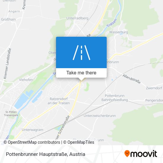 Pottenbrunner Hauptstraße map