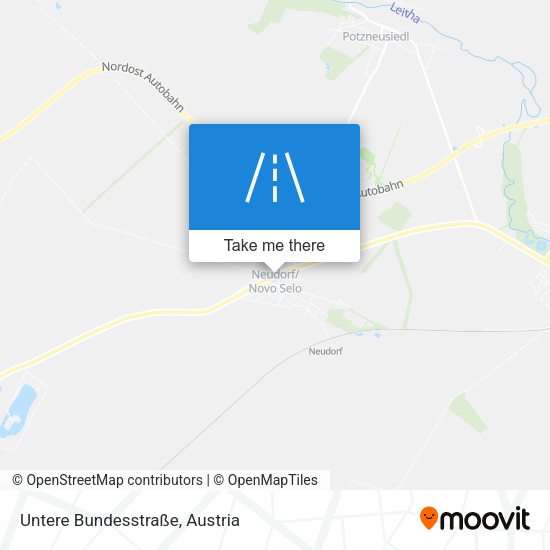 Untere Bundesstraße map