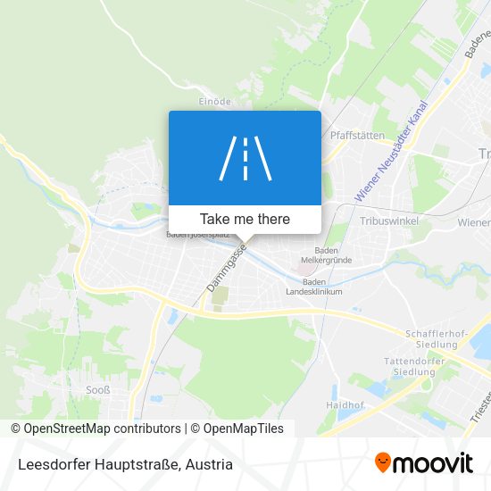 Leesdorfer Hauptstraße map