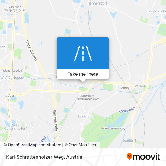 Karl-Schrattenholzer-Weg map