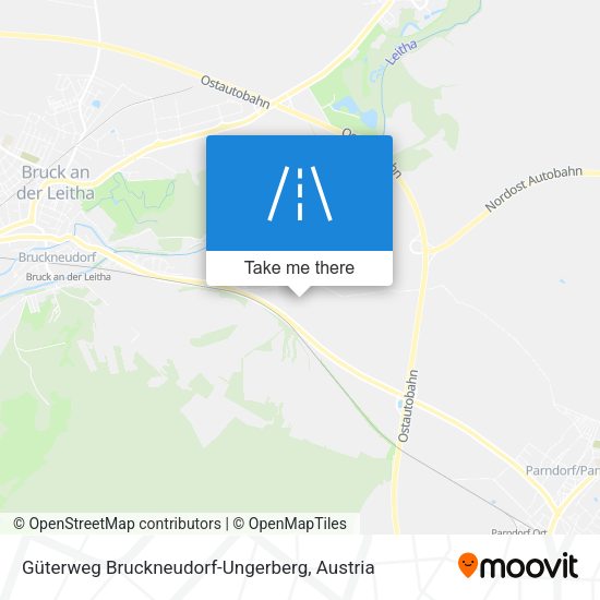 Güterweg Bruckneudorf-Ungerberg map