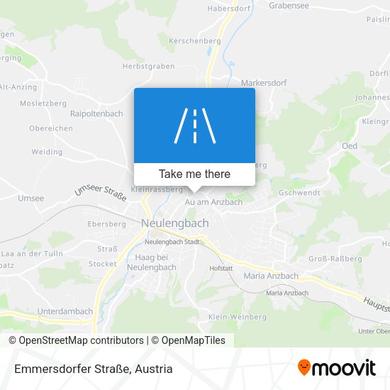 Emmersdorfer Straße map