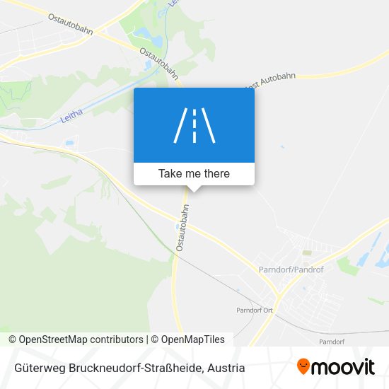 Güterweg Bruckneudorf-Straßheide map