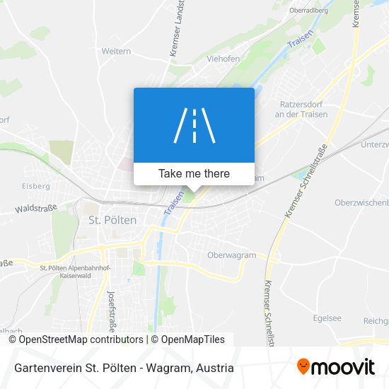 Gartenverein St. Pölten - Wagram map