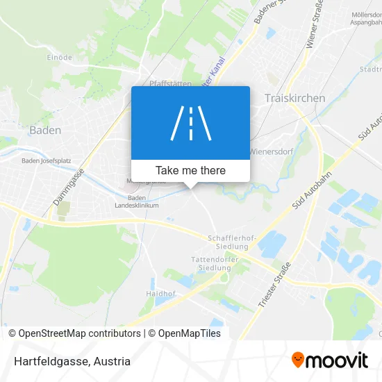 Hartfeldgasse map