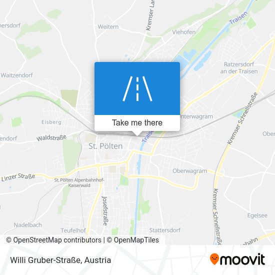 Willi Gruber-Straße map