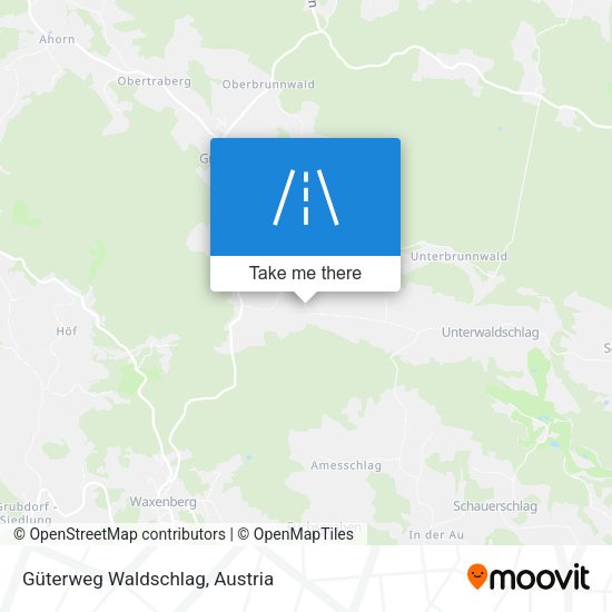 Güterweg Waldschlag map