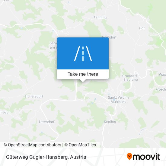 Güterweg Gugler-Hansberg map
