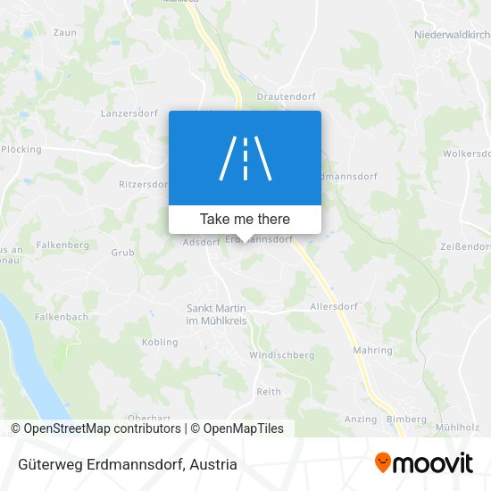 Güterweg Erdmannsdorf map