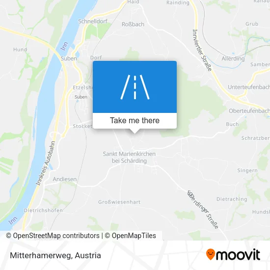 Mitterhamerweg map